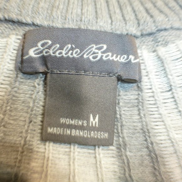 Eddie Bauer - NWOT Tunic Raglan  Sweater w/Crewneck decor  size L - Picture 8 of 11